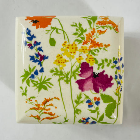 Elizabeth Arden Floral Box/Dish, Set of 2