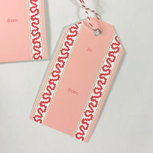 Harbor Trail Pink/Red Gift Tags, Pack of 10