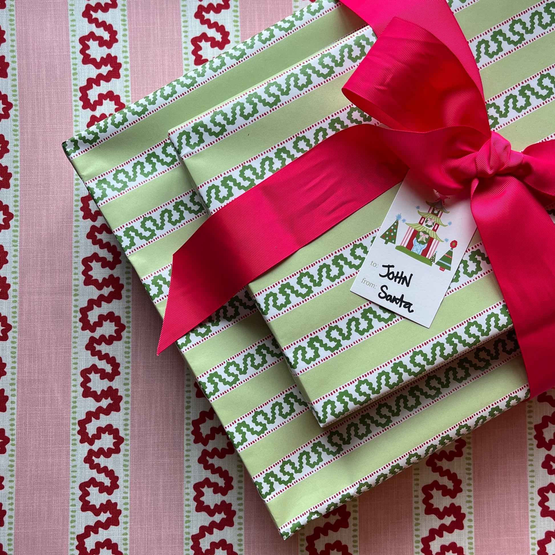 Harbor Trail Green Wrapping Paper – Madcap Cottage