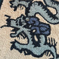 Enter the Dragon Navy Hooked Wool Rug