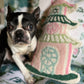 Oh, Pagoda Mini Hooked Wool Pillow