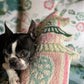 Oh, Pagoda Mini Hooked Wool Pillow