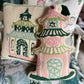 Oh, Pagoda Mini Hooked Wool Pillow