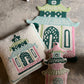 Oh, Pagoda Mini Hooked Wool Pillow