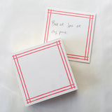 Island House Coral Luxe Notepad