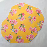 Yellow Swans Island Octagonal Paper Placemats, Pack of 10