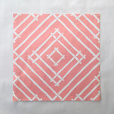 Southampton Pink Island House Square Paper Placemats, Pad of 20