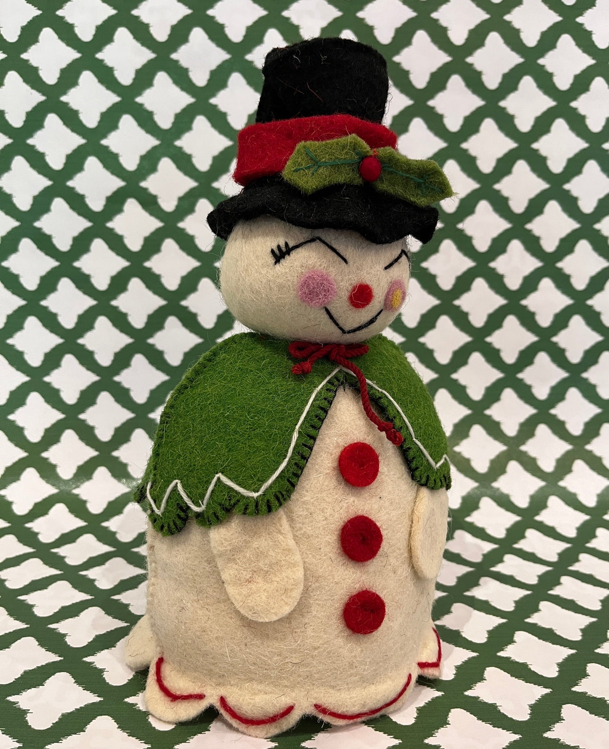 Jolly Snowman Table Centerpiece