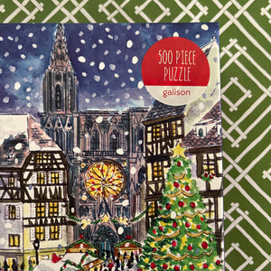 Christmas in France 500-Piece Jigsaw Puzzle