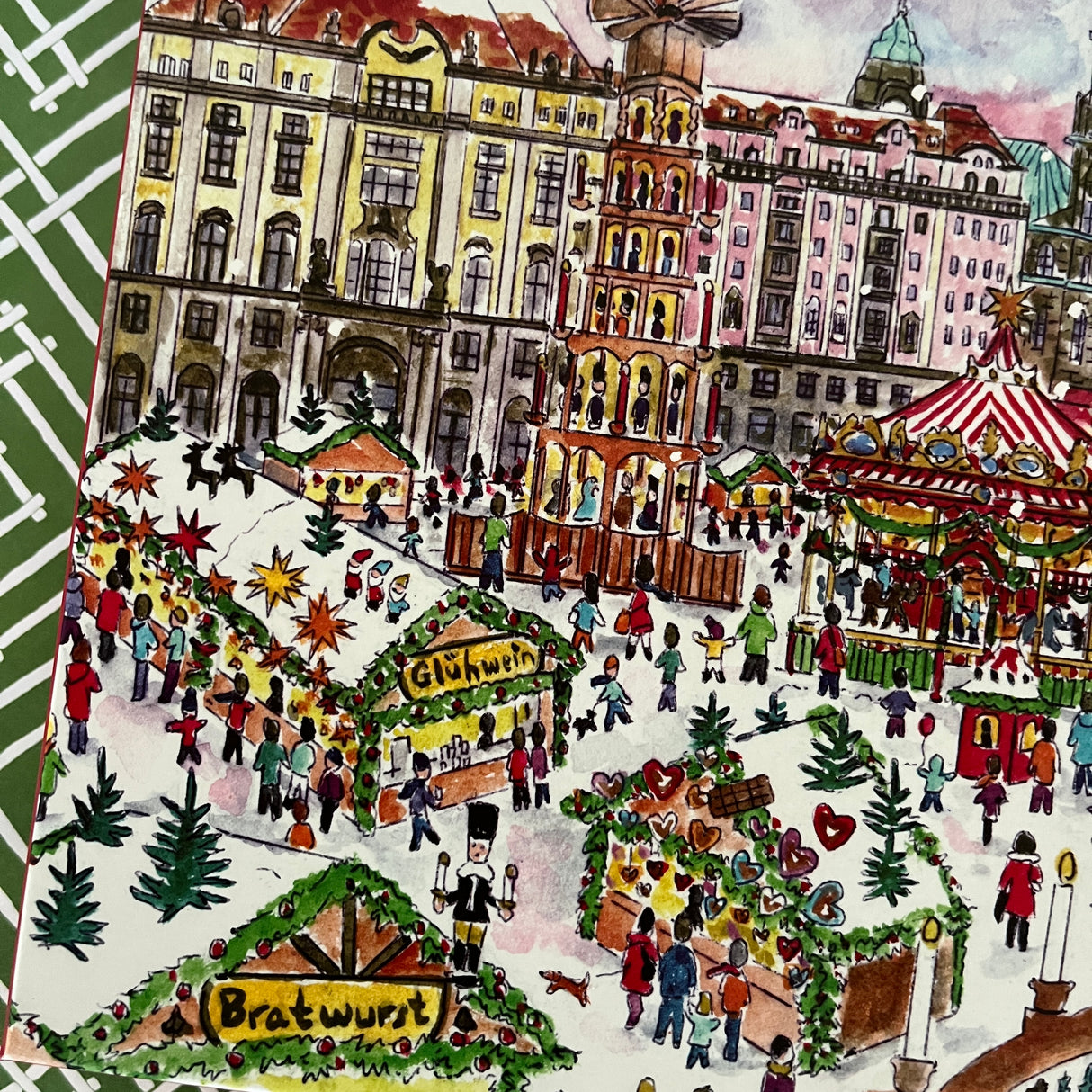 German Christmas Market 1,000-Piece Jigsaw Puzzle