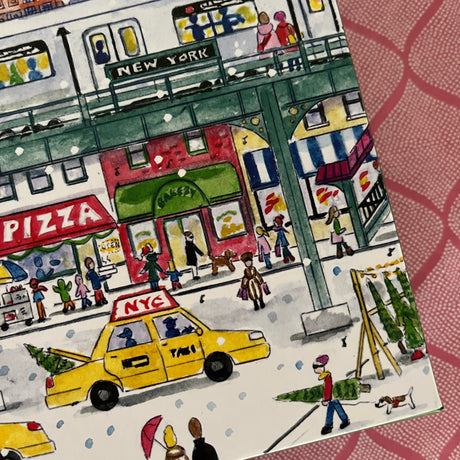 New York City Subway 500-Piece Christmas Jigsaw Puzzle