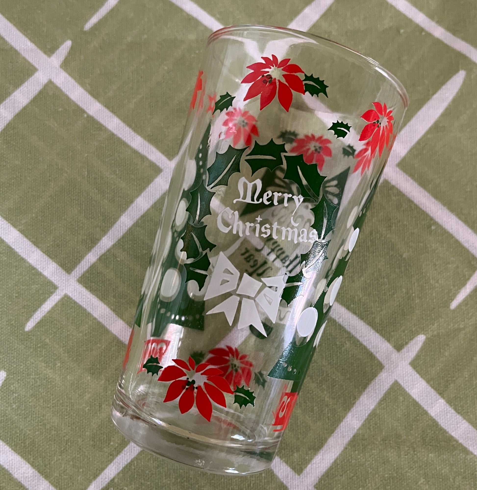 Vintage Christmas/New Years Drinks Glasses, Set of 8 – Madcap Cottage