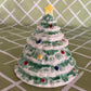 Vintage Christmas Tree Tea Pot/Creamer/Sugar Set