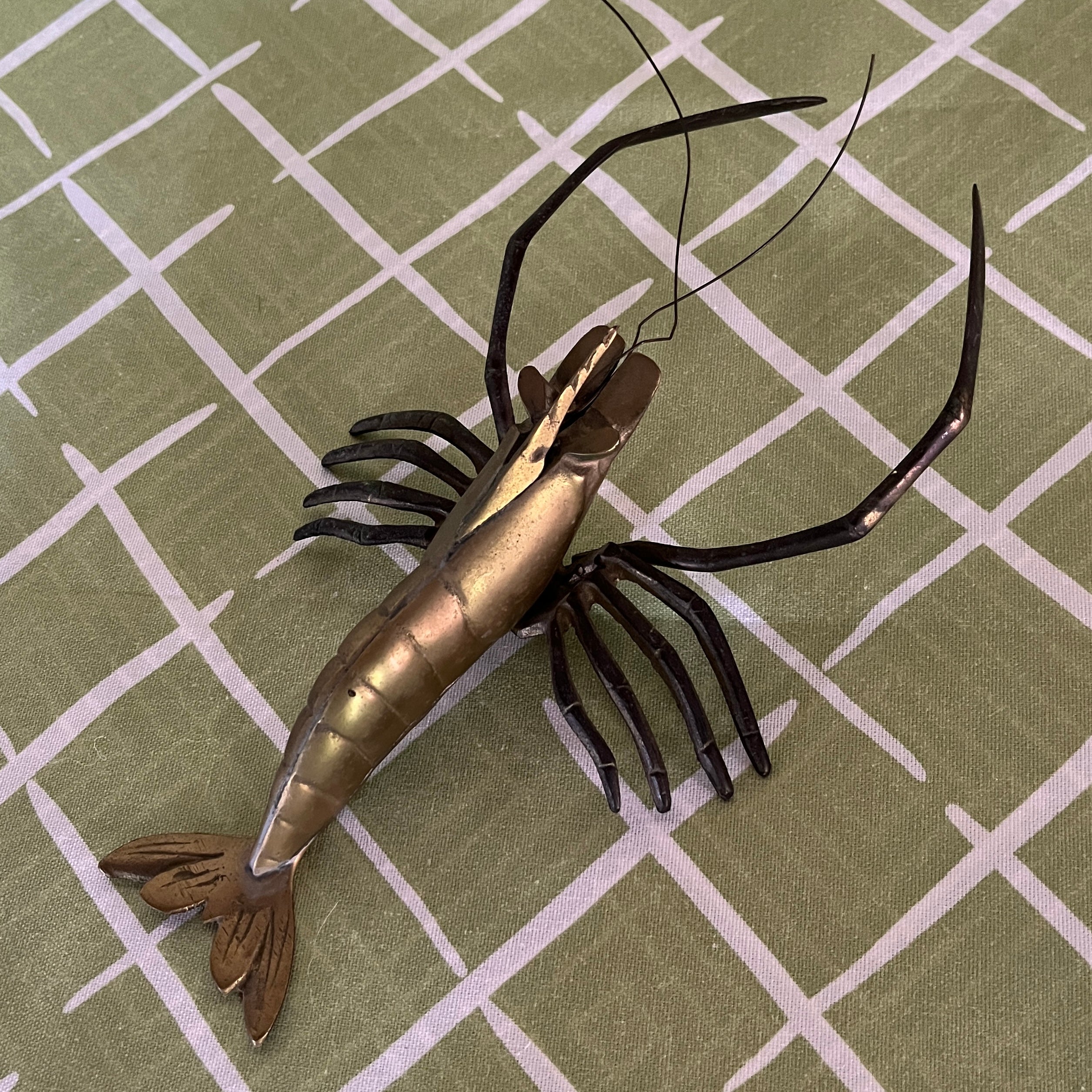 Life Size Brass Lobster Sculpture hotsell 1960s with storage compartment