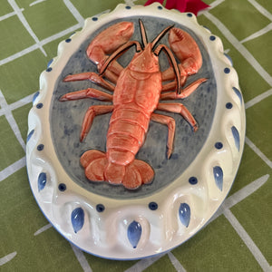 Vintage Ceramic Lobster Mold