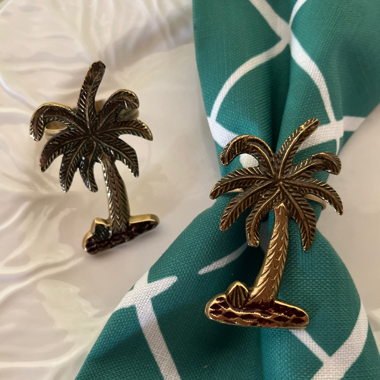 Tropical Palm Embellished Crop Vest And Sarong Set