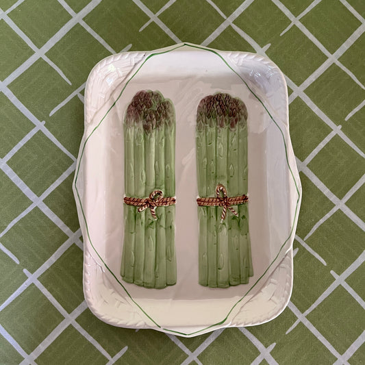 Ceramic Asparagus Serving Platter