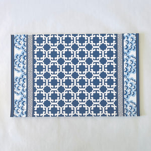 Monserrat Navy Blue Paper Placemats, Pad of 20