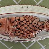 Ceramic Italian Bonwit Teller Fish Mold