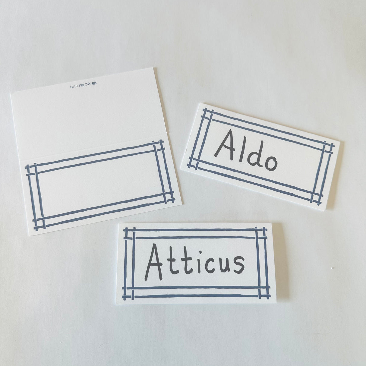 Navy Island House Paper Place Cards