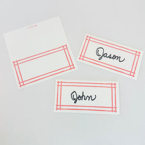 Island House Paper Place Cards