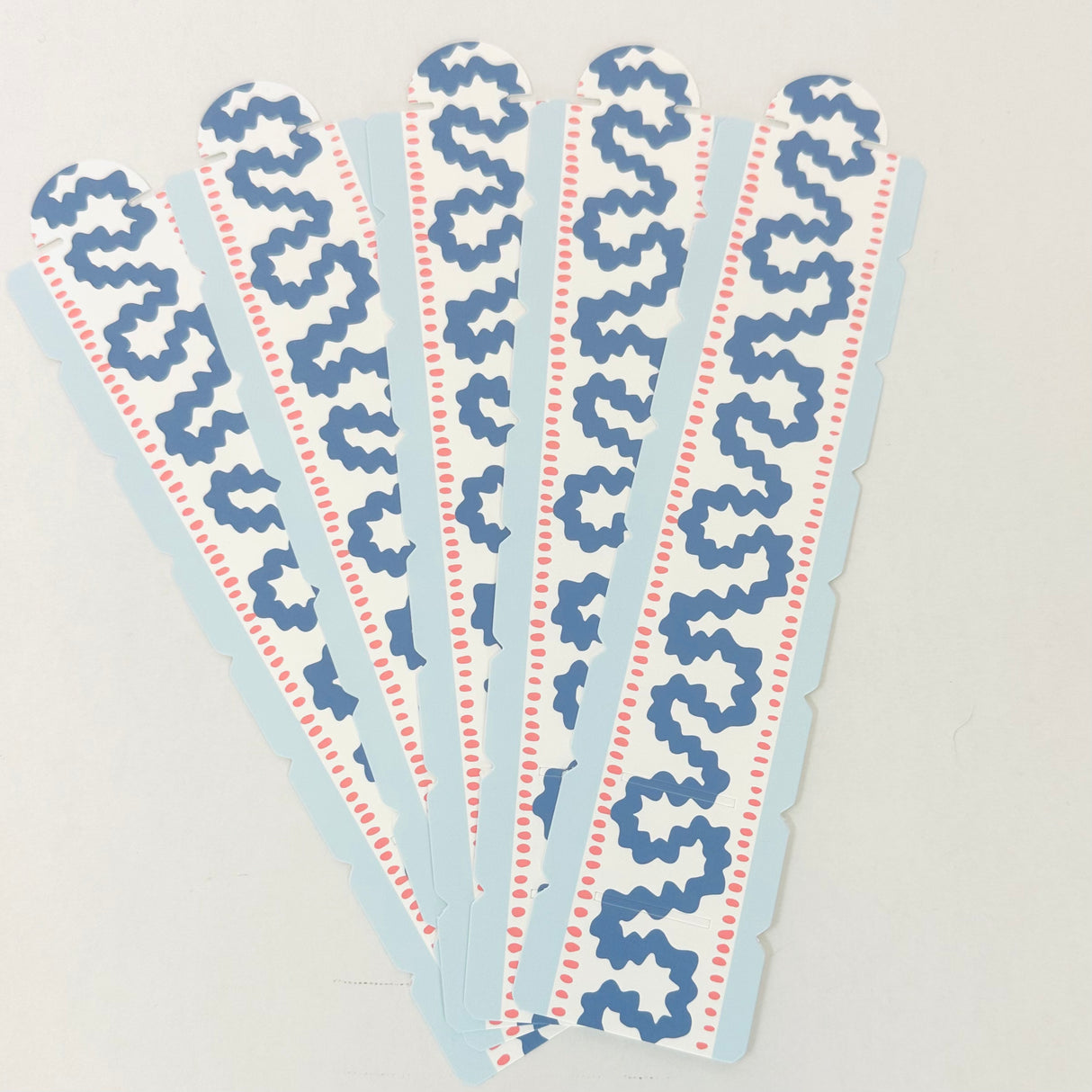 Blue Harbor Trail Paper Napkin Rings, Set of 10
