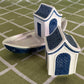 Willow Blue Pagoda Salt and Pepper, Set of 3