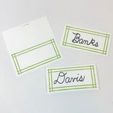 Palm Green Island House Paper Place Cards