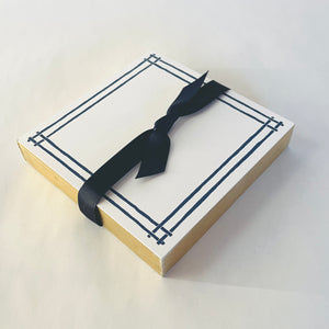 Island House Navy Blue Luxe Notepad