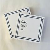 Island House Navy Blue Luxe Notepad