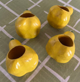Pear Napkin Rings, Set of 4