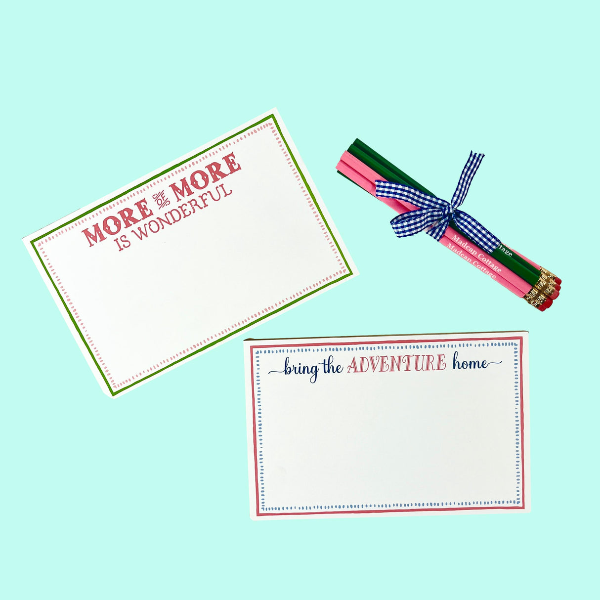More of More is Wonderful Multicolor Stationery Set