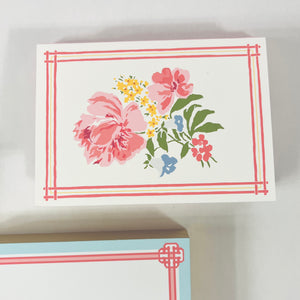 Swans Island Yellow/Pink Stationery Set