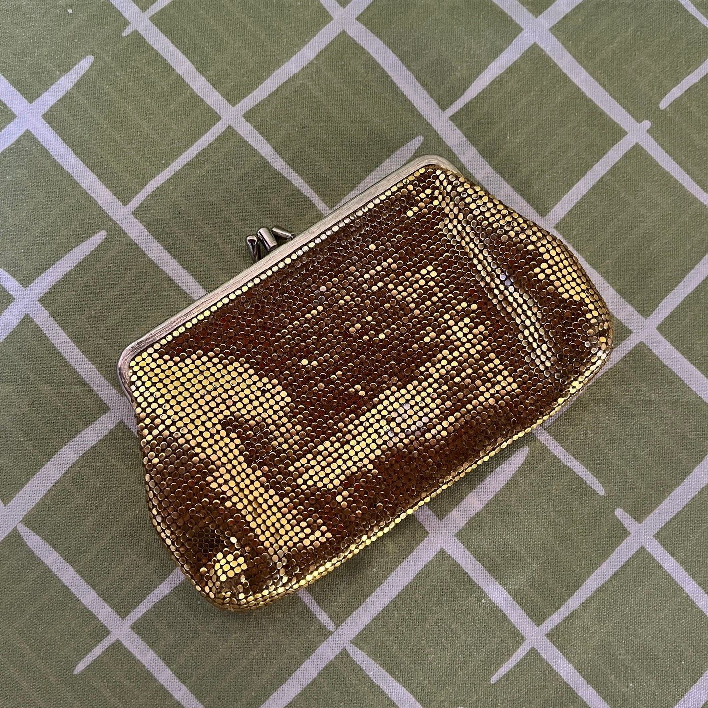 Gold Shimmery Disco Clutch