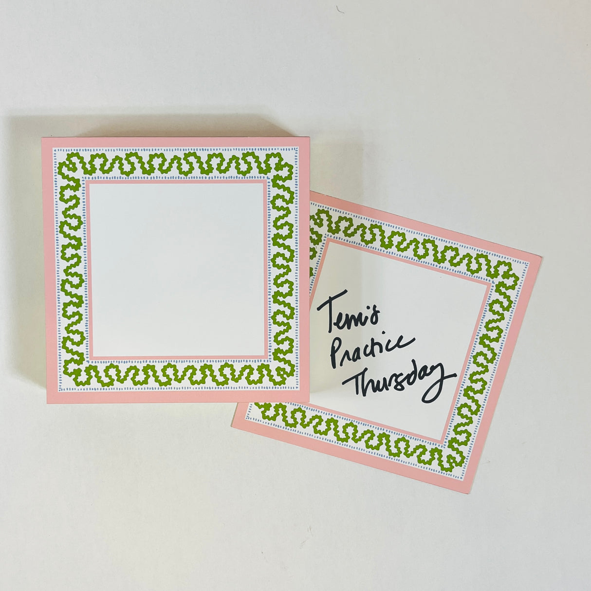 Pink/Green Harbor Trail Luxe Notepad