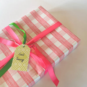 Gin Lane Pink Gift Wrapping Paper