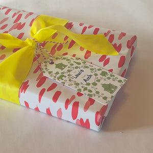 Club House Pink Gift Wrapping Paper