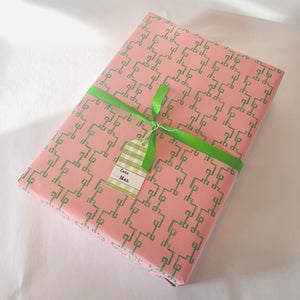 Bamboozled Pink/Green Wrapping Paper