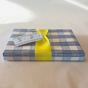 Gin Lane Swedish Blue Wrapping Paper