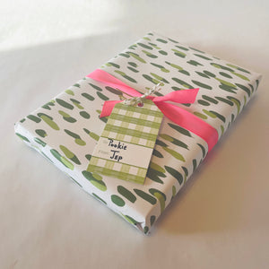 Club House Forest Green Gift Wrapping Paper