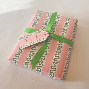 Harbor Trail Pink/Green Gift Wrapping Paper