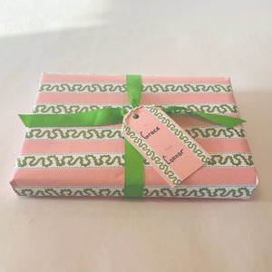 Harbor Trail Pink/Green Gift Wrapping Paper