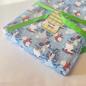 Imperial Palace Blue Wrapping Paper