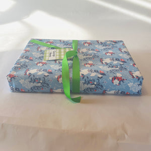 Imperial Palace Blue Wrapping Paper