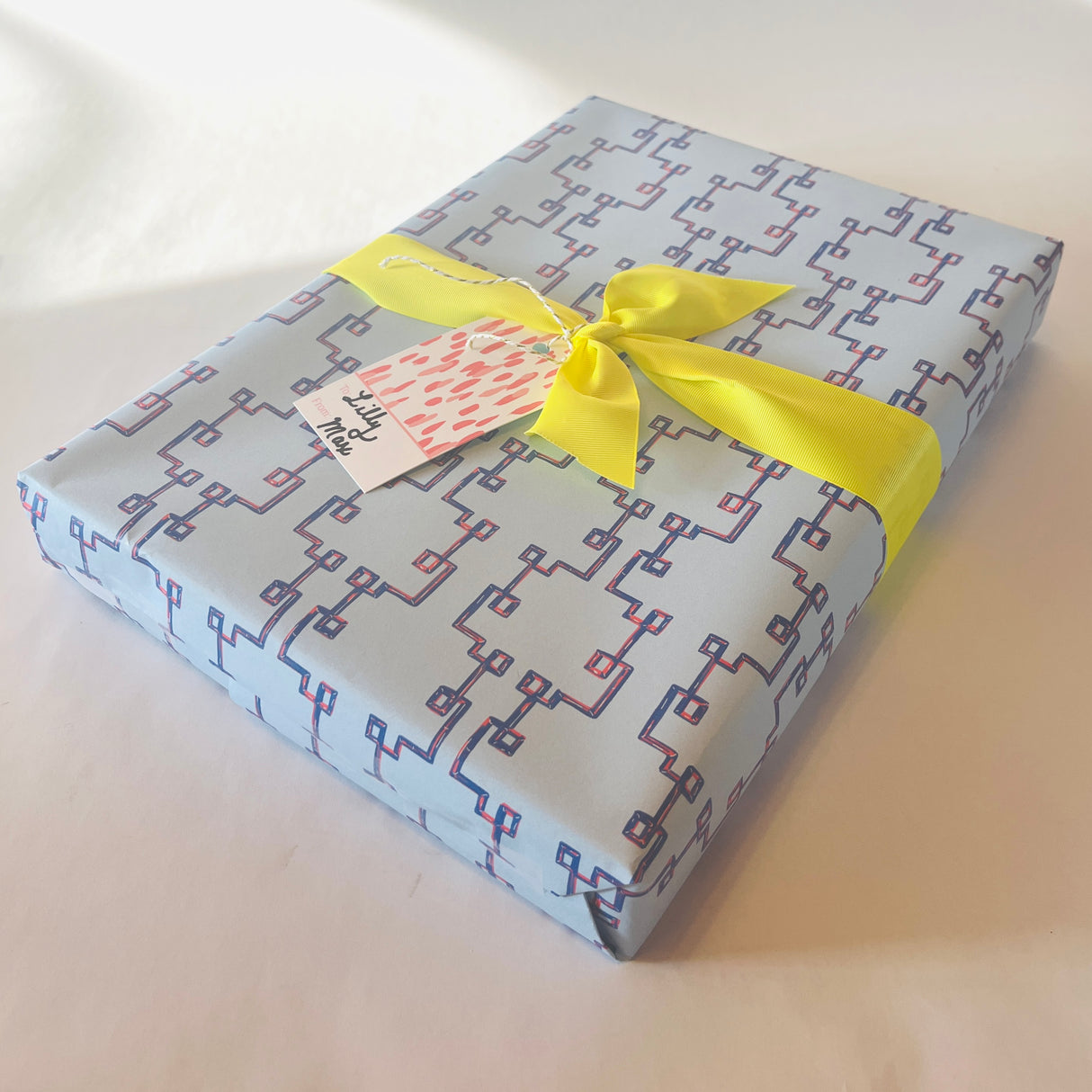 Blue Bamboozled Wrapping Paper
