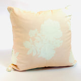 Swans Island Silhouette Shell Pink/Gin Lane Celery Green 22” Square Pillow
