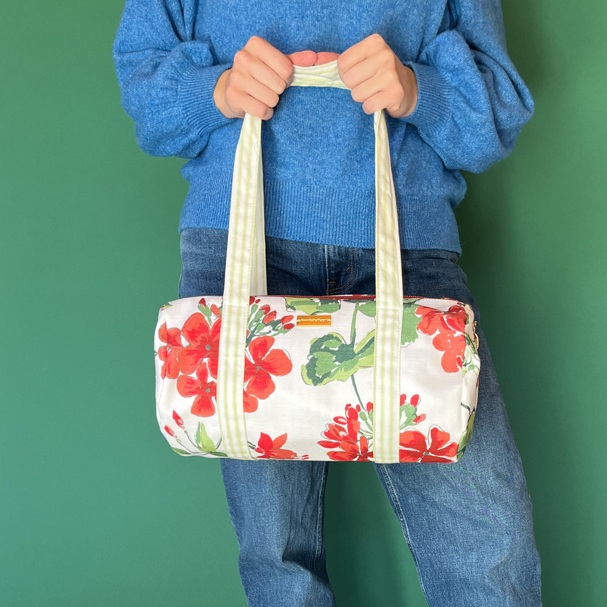 Barrel Bag/Cottage Grove Geranium Red