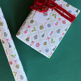 Darling Ornaments Christmas Gift Wrapping Paper