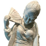 White Chinoiserie Statue