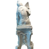 White Chinoiserie Statue